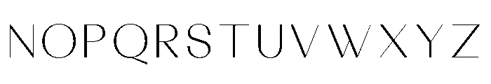 Sorell Extra Light Font UPPERCASE