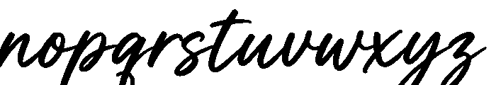 Sorella Coast Script Font LOWERCASE