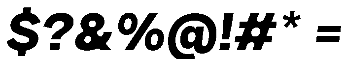 Sorpant-Slanted Font OTHER CHARS