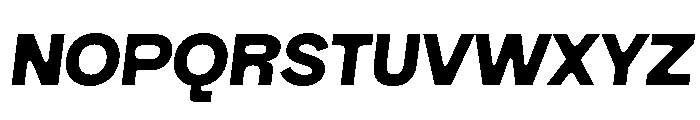 Sorpant-Slanted Font UPPERCASE