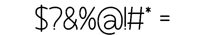 Sorry Mister Regular Font OTHER CHARS
