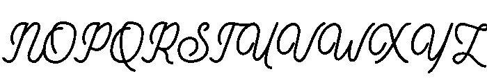 Soudmay Font UPPERCASE