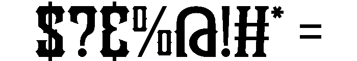 Soul Rider Font OTHER CHARS