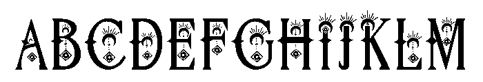 Soul cards Font UPPERCASE