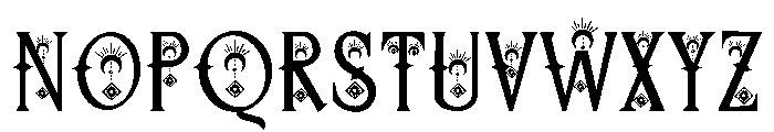 Soul cards Font UPPERCASE