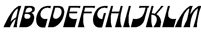 Soulflare Italic Font UPPERCASE