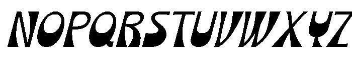 Soulflare Italic Font UPPERCASE