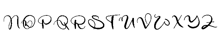 Soulmate Christmas Font UPPERCASE