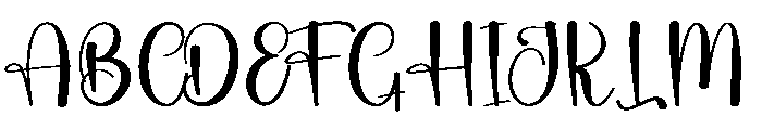 Soulmate Handwriting Font UPPERCASE