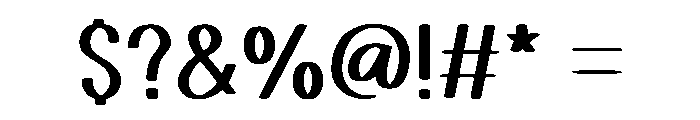 Soulmate Scribbles Font OTHER CHARS