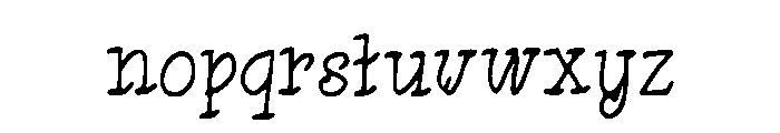 Soulstroke Font LOWERCASE