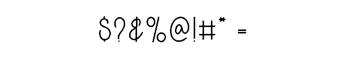 Soultime Font OTHER CHARS