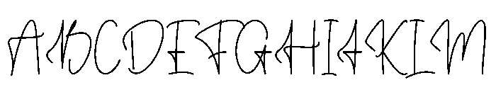 Soultouch Font UPPERCASE