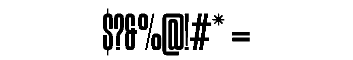 Sourced Regular Font OTHER CHARS