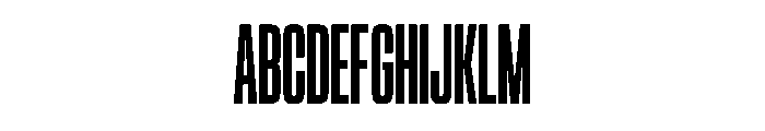 Sourced Regular Font UPPERCASE