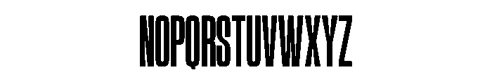 Sourced Regular Font LOWERCASE
