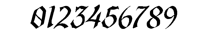 South Coven Italic Font OTHER CHARS
