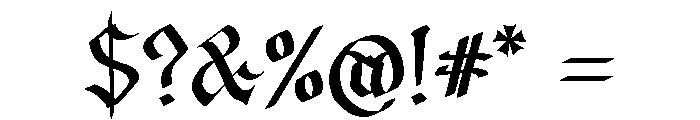 South Coven Regular Font OTHER CHARS