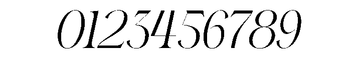 South Hagefen Italic Font OTHER CHARS