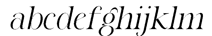 South Hagefen Italic FONT