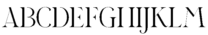 South Hagefen Font UPPERCASE