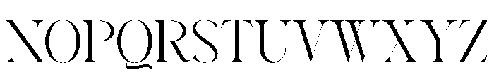 South Hagefen Font UPPERCASE