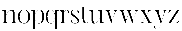 South Hagefen Font LOWERCASE