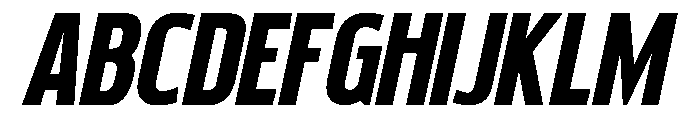 Southfolk Sans Italic Font UPPERCASE