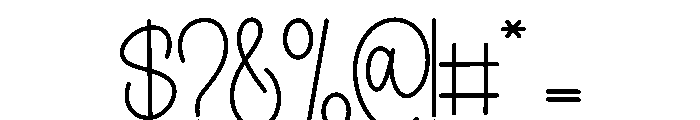Southline Font OTHER CHARS