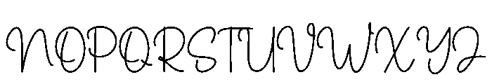 Southline Font UPPERCASE