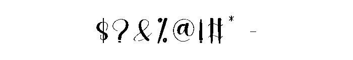 Southmore Script Font OTHER CHARS
