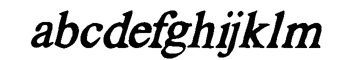 Sovera Romeri Italic Italic FONT