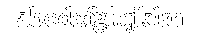 Sovera Romeri Outline FONT