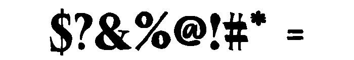 SoveraRomeri Font OTHER CHARS
