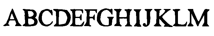 SoveraRomeri Font UPPERCASE
