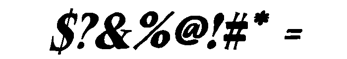 SoveraRomeriItalic-Italic Font OTHER CHARS