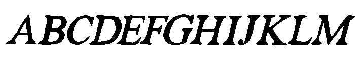 SoveraRomeriItalic-Italic Font UPPERCASE