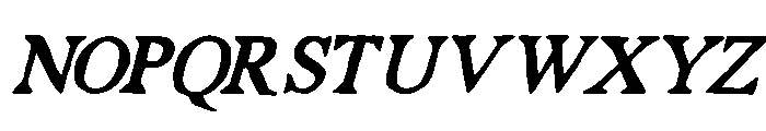 SoveraRomeriItalic-Italic Font UPPERCASE