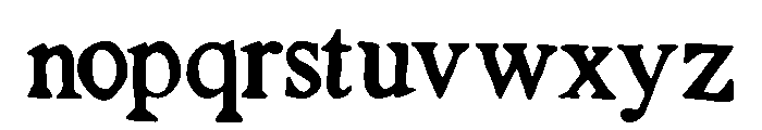 SoveraRomeri Font LOWERCASE
