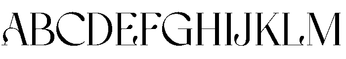 Sozeta Regular Font UPPERCASE