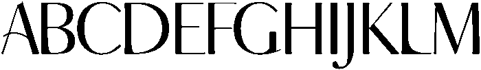 SOFIA otf (400) Font UPPERCASE
