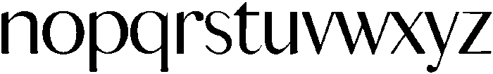 SOFIA otf (400) Font LOWERCASE