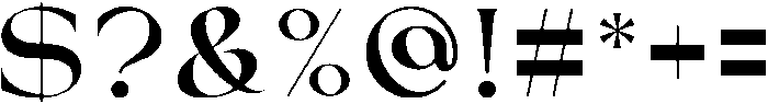 SOMER Regular otf (400) Font OTHER CHARS