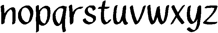 SOPHIA Regular otf (400) Font LOWERCASE