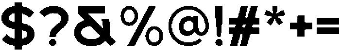 SOREVA Regular otf (400) Font OTHER CHARS