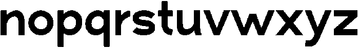 SOREVA Regular otf (400) Font LOWERCASE