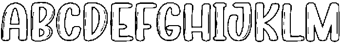 Soap Bubble Regular otf (400) Font UPPERCASE