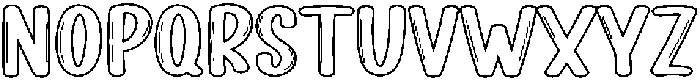 Soap Bubble Regular otf (400) Font LOWERCASE