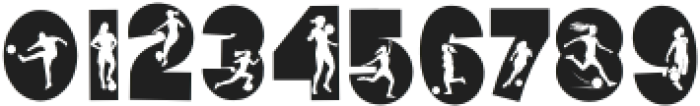 Soccer Woman Regular otf (400) Font OTHER CHARS