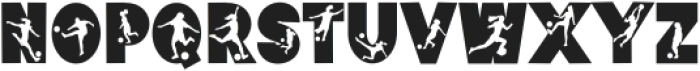 Soccer Woman Regular otf (400) Font LOWERCASE